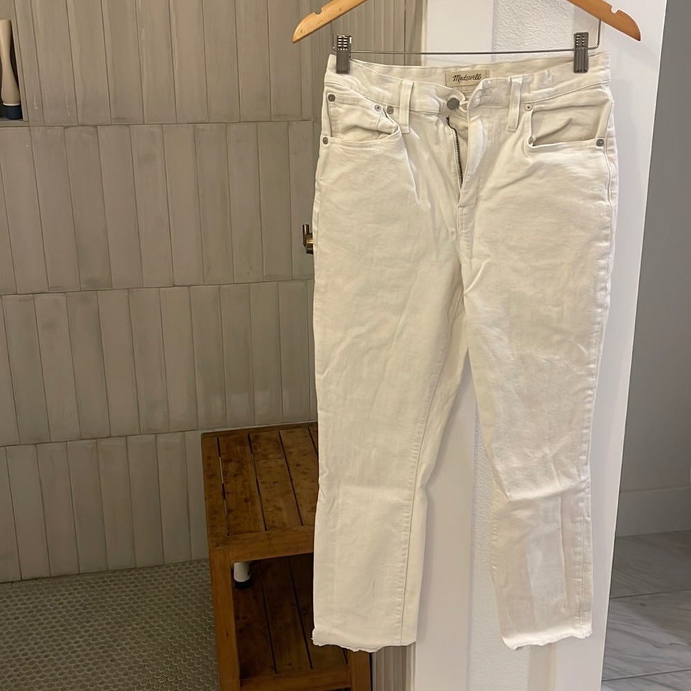 Madewell The High Rise Slim Crop Boyjean